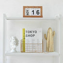 Nordic Style Iron Art Grid Storage Rack Book Holder Three Layer Desktop Mag