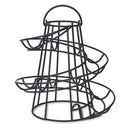 Eggs Skelter Deluxe Modern Spiral Dispenser Rack Basket Storage Space Up to 24 F
