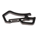 Carabiner Bottle Opener Keychain Keyring Quick Release Hanging Buckle Gray