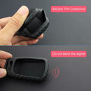 2Pcs Matte Carbon Fiber LOOK Smart Car Key Case Holder Protector for AUDI