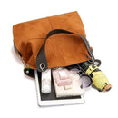 Shoulder Messenger Handbags Women Large Totes Crossbody Bags (Light Brown)