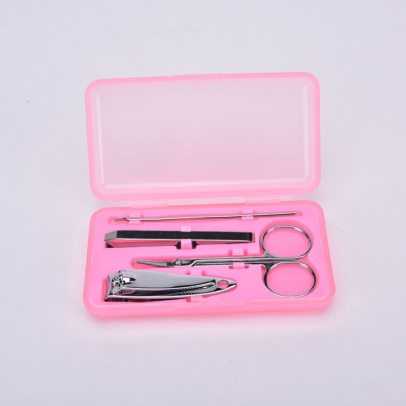 4x NEW Pedicure Manicure Set Nail Care Cuticle Clipper Tool Kit Case Hot HMDJ Pg