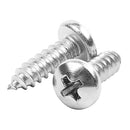 4.8x16mm Cross Round Head Sheet Metal Self Tapping Screws 30pcs J5H7