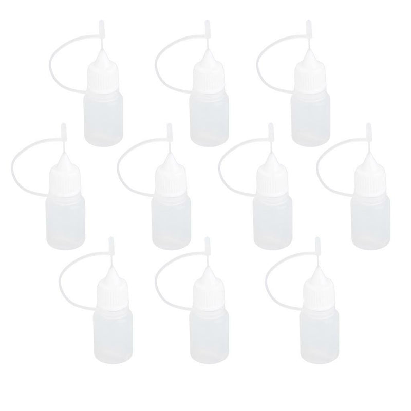10pcs 5ml Needle Tip Empty Plastic Squeezable Dropper Bottles Liquid Storage