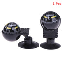 1 Pcs 360 degree rotation Navigation Ball Shaped Car Compass with Suction Cup BX