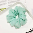 10PCs Hair Scrunchies Pack Satin Scrunchy Bands Elastic Ponytail Holder F. Women