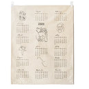 2020 Calendar Fabric Calendar Yearly Diary Study Planner Cloth Wall Hanging D BX
