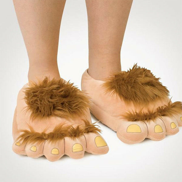 Hairy Plush  Feet Adventure Costumes Furry Adventure Slipper Gift