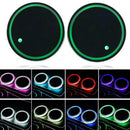 (7 Color) Car LED Colorful Water Coaster USB Charging Non-Slip Coaster NHJ LOP
