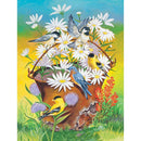 5D DIY Full Drill Diamond Painting Flowers Birds Cross Stitch Embroidery