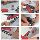 2x Mini Electric Handheld Sewing Machine Quick Handy Stitch for Beginners