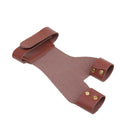 Archery Hunting Target Artificial Cow Leather 2 Finger Protector Guard Bow Glove
