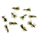 10pcs 4.5cm Wooly Bugger Flies Olive Sinking Wet Bass Trout Fishing Flies