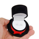 Jewelry Box ring display Gift Organizer form of Hat - Black