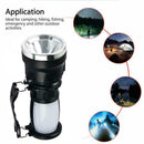 LED Solar Power Rechargeable Camping Battery Flashlight Lamp Light F3P7 Y2C4