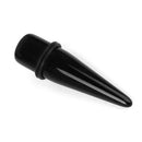 Acrylic Expander Taper Ear Stretching Plug 18mm - Black