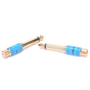 Mono Plug 6.5mm Male To RCA Female Audio Jack Stereo Connector Adapter Chic FT