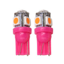 1 Pair T10 W5W 5SMD LED Bulb 5050 Car Auto Width Indicator Light (Pink)