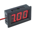 3-digit Red LED Digital Volt Voltage Meter Voltmeter Car Motor 2 Wire 0.56'