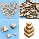 300pcs Rustic Wooden Love Heart Wedding Table Scatter Chic Decoration Cra Dwgp