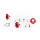 100pcs  4.5mm Scrapbook Eyelet Random Mixed Color Metal eyelets For DIY cloth MO