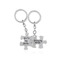 2pcs you are my person keychain letter puzzle key ring creative key AT3C