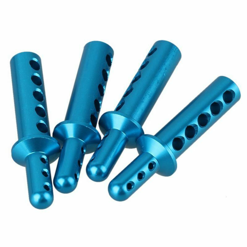 4pcs 108037(08007) Aluminum Alloy RC 1:10 Blue Body Post Mounts for HSP 9410F7G5