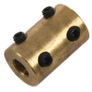 1Pcs 6mm Shaft Coupling Rigid Coupling Coupler Motor Connector + Spanner P8I8