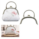 16.5cm Embossed Wallet Metal Handle Arc-shaped for DIY Handware Accessories