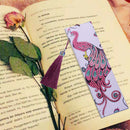 5pcs  5D Special Shaped Diamond Painting Kit PU Leather Bookmark Handicrafts