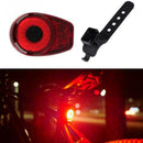Rear Moon Bicycle Taillights USB Rechargeable Red COB Alumini Bright New Li P9I9