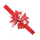 6pcs Hair Band Christmas Baby Swallowtail Bowknot Headdress Hair Accessory