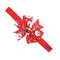 6pcs Hair Band Christmas Baby Swallowtail Bowknot Headdress Hair Accessory