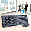 USB Wireless Gaming Keyboard and Mouse Set High Quality Black for PC Laptop bs