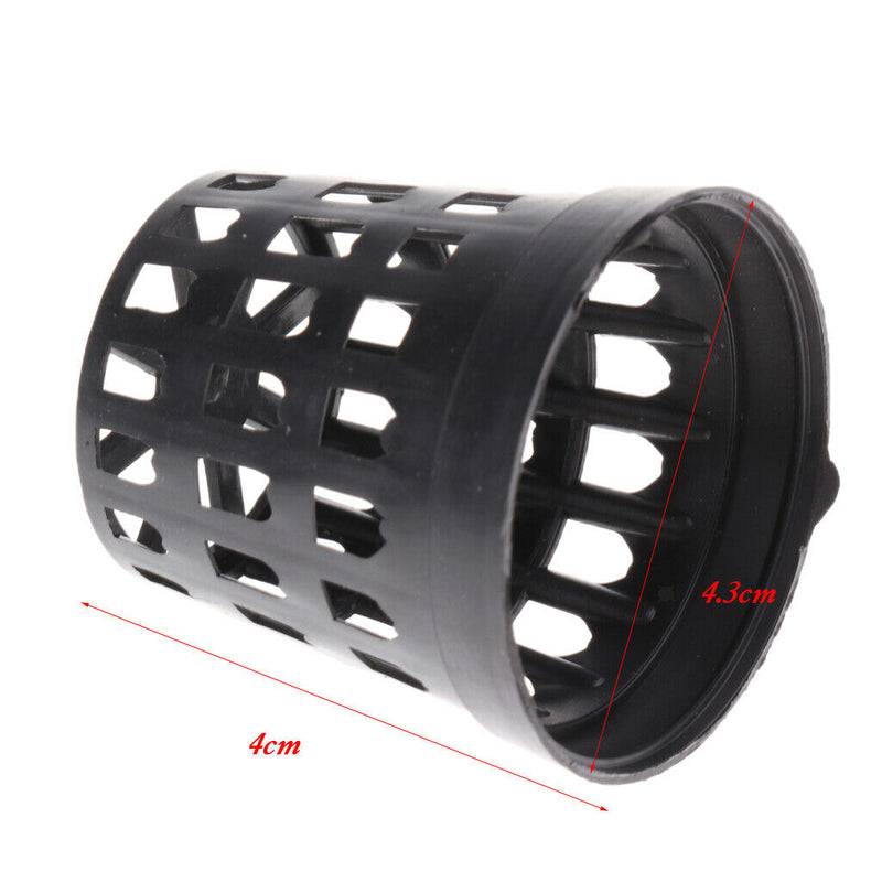 200Pcs Aquarium Water Grass Basket Plastic Water Plant Pot Fish Tank Mini