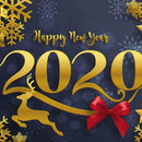 Happy New Year Photography Background Cloth Backdrop Photographic Props A