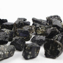 100g Natural Black Crystal Tourmaline Rough Stone Rock Mineral Specimen H VPY