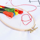 2 Pieces Oval Embroidery Hoops Include 1 Piece 8.3 X 5.4 Inch and 1 Piece 6