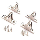 4 Set of 316 Stainless Steel Boat Bimini Deck Hinge with Quick Release Pin