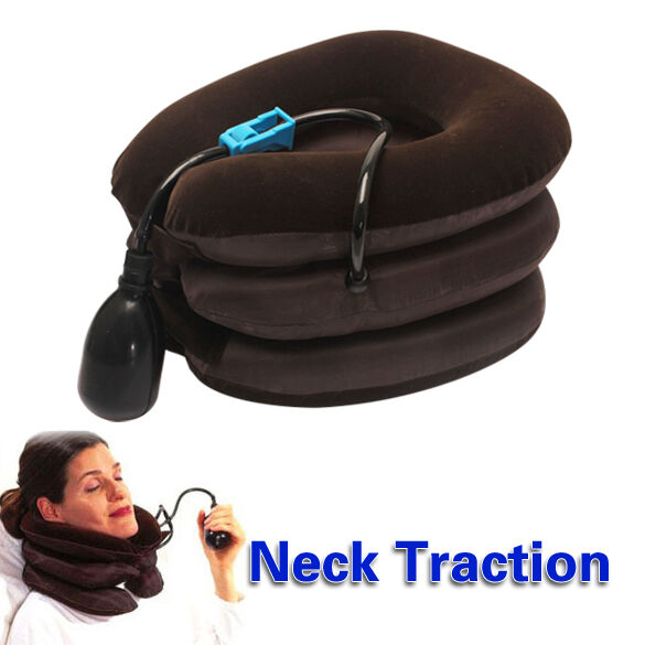 Air Cervical Neck Traction Soft Brace Device Pain Relax Brace Support Pillow