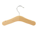 Natural Solid Wood Clothes Hangers Airer Kids Pant Suit Hanger Rack 27x16cm