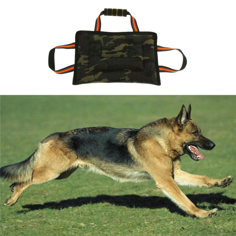 Dog Durable Training Bite Pillow Handle Bite Wedge Bite Sleeve Grip Builder Tug