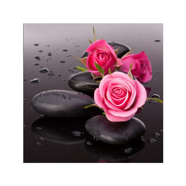 5D Rose DIY Diamond Painting Cross Stitch Needlework Home Decor Craft