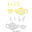 Metal Cutting Die Stencil for DIY Scrapbook Photo Album Tea Set (MS-643)