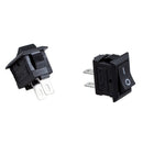 5 x AC 250V 3A 2 Pin ON/OFF I/O SPST Snap In Mini Boat Rocker Switch & 2x 3 R5V2