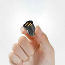 2.1A Mini Dual USB Car Charger Adapter 2 Ports 12V-24V Cigarette Socket Light^