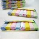 Baby Feeding Cloth Kids Bath Towel Washcloth Bathing Feeding Wipe Soft Cloth 8PC