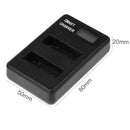 AHDBT-401 LCD Dual Port USB Battery Charger for GoPro Hero 4 Action Camera