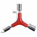 2 pieces / set S Size 4/5/6/8/9/10 mm Bicycle of the bicycle 3-way (Y-type)