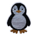 Penguin reversible sequins sew on patch clothes diy applique bag clothing coat T